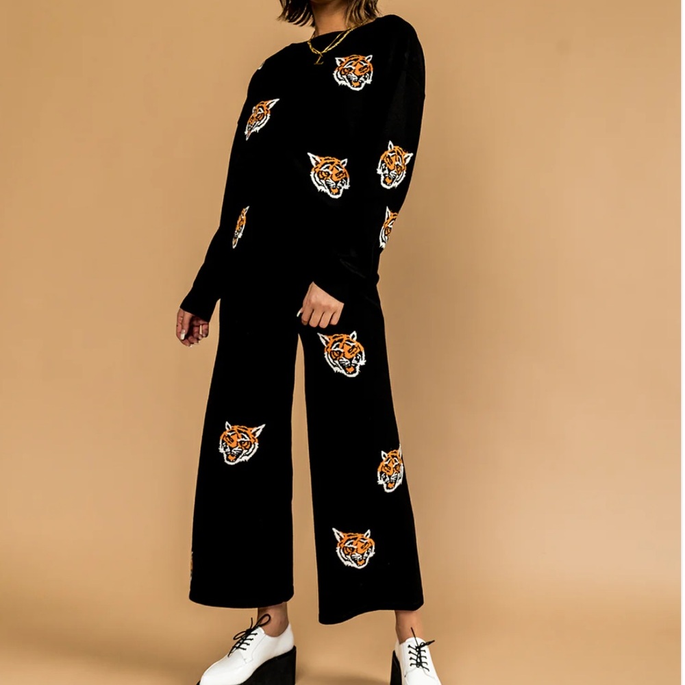 Dressed in Lala Tiger Playsuit